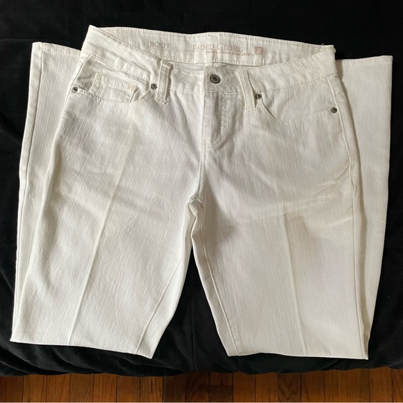 Faded Glory Pants & Jumpsuits Faded Glory White Boot Cut Pants